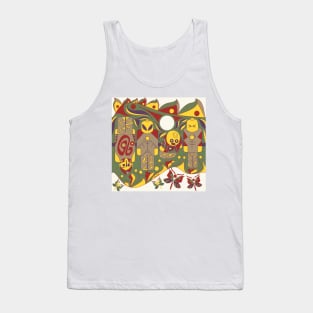 brick by brick alien mayan football soccer ecopop Tank Top